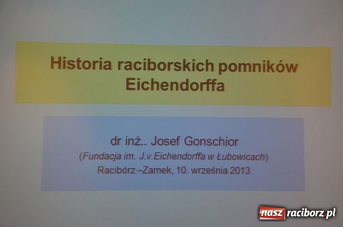 Zdjęcie w galerii na portalu naszraciborz.pl: Historia raciborskich pomników Eichendorffa wiadomości z regionu