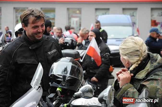 Zdjęcie w galerii na portalu naszraciborz.pl: XIII Rajd Katyński zawitał dziś do Raciborza wiadomości z regionu