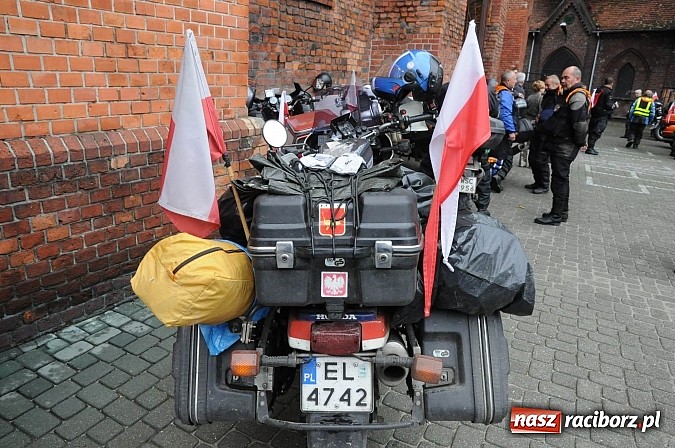 Zdjęcie w galerii na portalu naszraciborz.pl: XIII Rajd Katyński zawitał dziś do Raciborza wiadomości z regionu