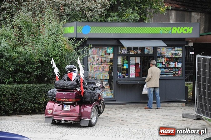 Zdjęcie w galerii na portalu naszraciborz.pl: XIII Rajd Katyński zawitał dziś do Raciborza wiadomości z regionu