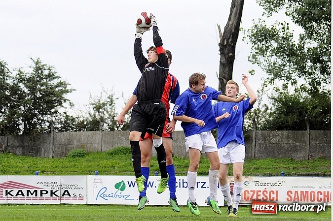 Zdjęcie w galerii na portalu naszraciborz.pl: Krzanowice wygrywają w juniorskim hicie wiadomości z regionu