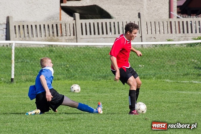 Zdjęcie w galerii na portalu naszraciborz.pl: Fatalna passa Studziennej trwa. Naprzód Zawada górą wiadomości z regionu