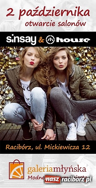 Zdjęcie w galerii na portalu naszraciborz.pl: SINSAY i HOUSE – nowe kolekcje, stylistka i konkurs na początek wiadomości z regionu