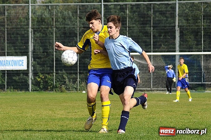 Zdjęcie w galerii na portalu naszraciborz.pl: Osiem goli juniorów Markowic wiadomości z regionu