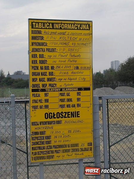 Zdjęcie w galerii na portalu naszraciborz.pl: Koltech i Ramex już budują w strefie na Ostrogu wiadomości z regionu