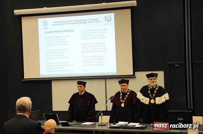 Zdjęcie w galerii na portalu naszraciborz.pl: Mocny raciborski akcent na inauguracji roku akademickiego w krakowskiej AGH wiadomości z regionu