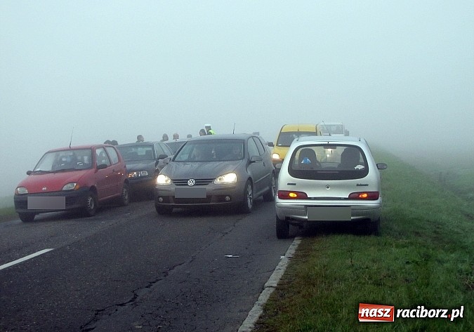 Zdjęcie w galerii na portalu naszraciborz.pl: Na DW 416 zderzyło się aż sześć aut. Nikt nie ucierpiał wiadomości z regionu