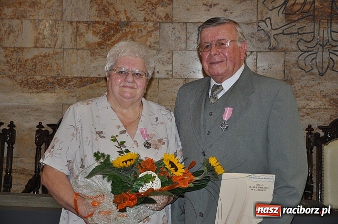Zdjęcie w galerii na portalu naszraciborz.pl: 50 lat pożycia małżeńskiego - jedyny taki medal, który można dostać we dwoje wiadomości z regionu