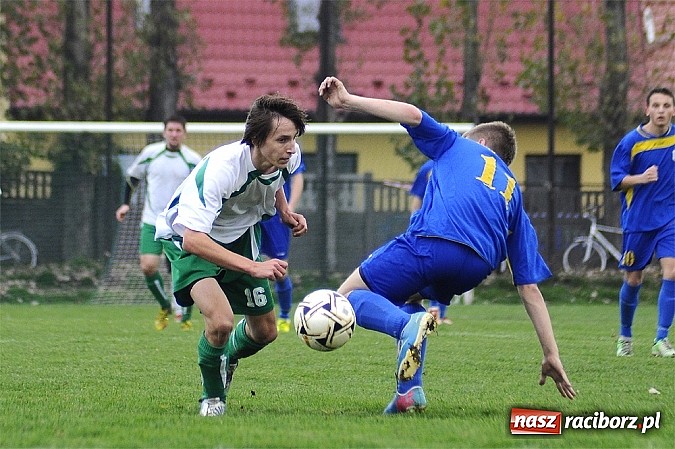 Zdjęcie w galerii na portalu naszraciborz.pl: Emocje w derbach: karny, kartki i pięć goli wiadomości z regionu