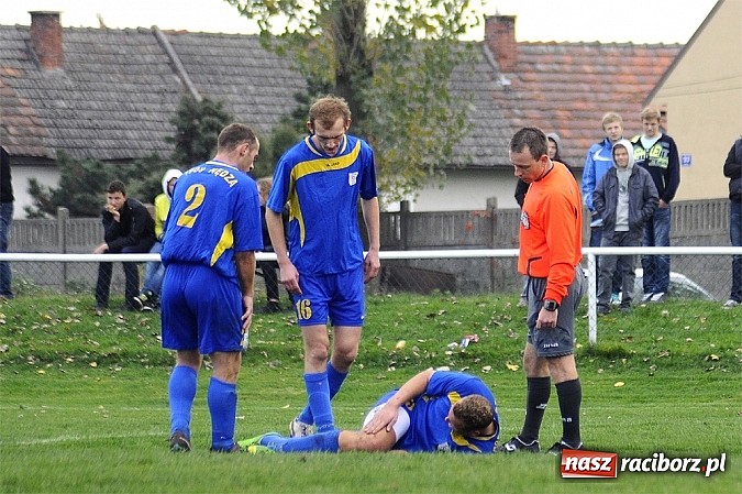 Zdjęcie w galerii na portalu naszraciborz.pl: Emocje w derbach: karny, kartki i pięć goli wiadomości z regionu