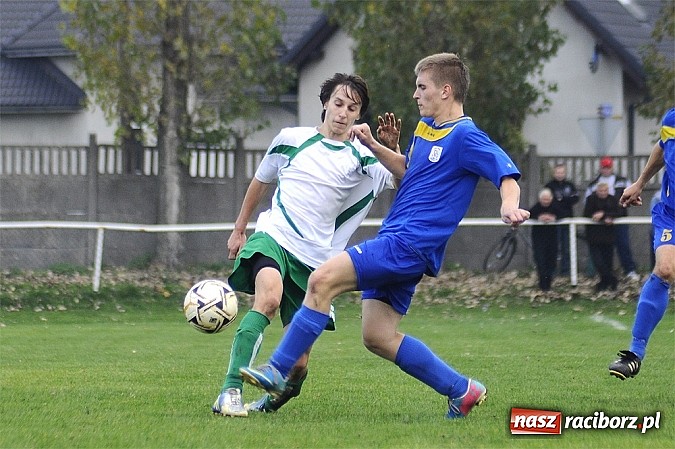 Zdjęcie w galerii na portalu naszraciborz.pl: Emocje w derbach: karny, kartki i pięć goli wiadomości z regionu