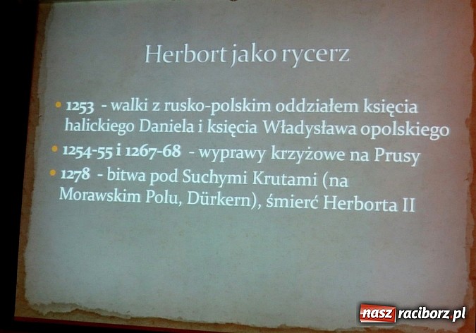 Zdjęcie w galerii na portalu naszraciborz.pl: O rodzie Fulstajnów w siedzibie TMZR wiadomości z regionu