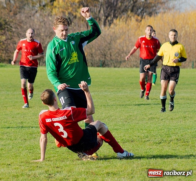 Zdjęcie w galerii na portalu naszraciborz.pl: Brzezie na kolanach. Mury Zameczku Czernica nie do sforsowania wiadomości z regionu