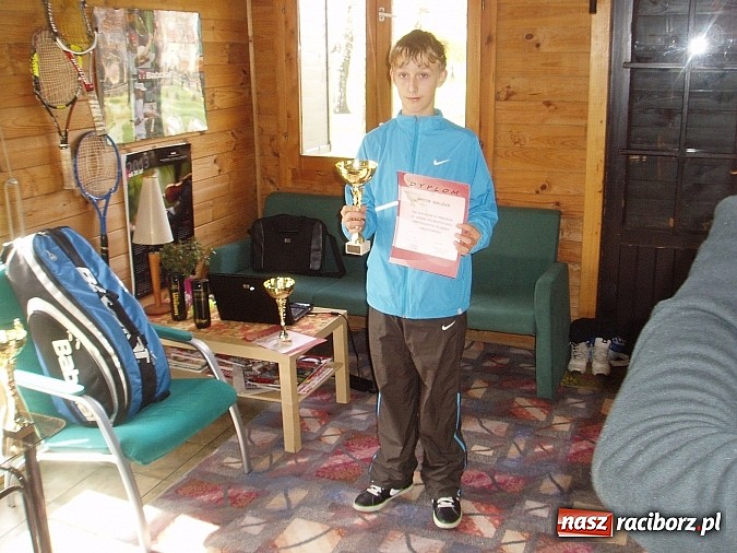 Zdjęcie w galerii na portalu naszraciborz.pl: Sukces Piotra Raczka w tenisie ziemnym wiadomości z regionu