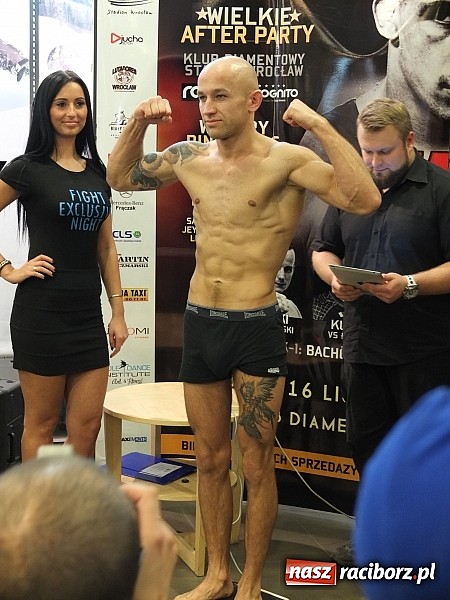 Zdjęcie w galerii na portalu naszraciborz.pl: Raciborzanie na Fight Exlusive Night we Wrocławiu. Dziś odbyło się ważenie wiadomości z regionu