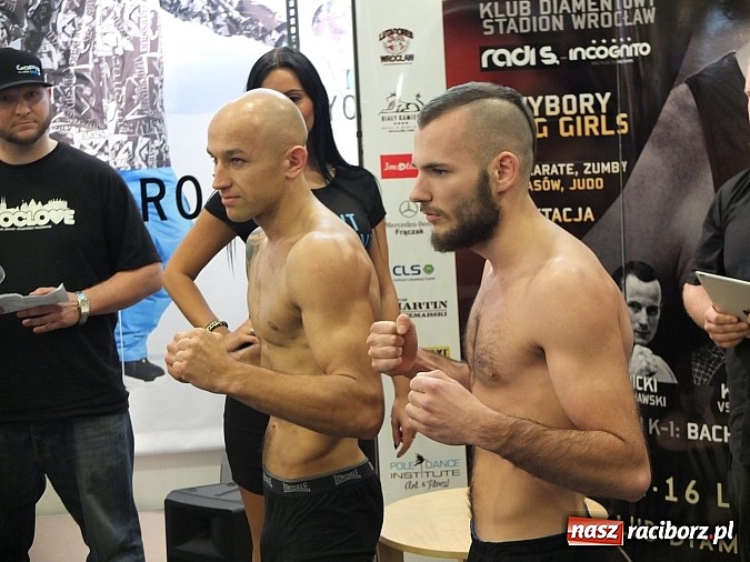 Zdjęcie w galerii na portalu naszraciborz.pl: Raciborzanie na Fight Exlusive Night we Wrocławiu. Dziś odbyło się ważenie wiadomości z regionu