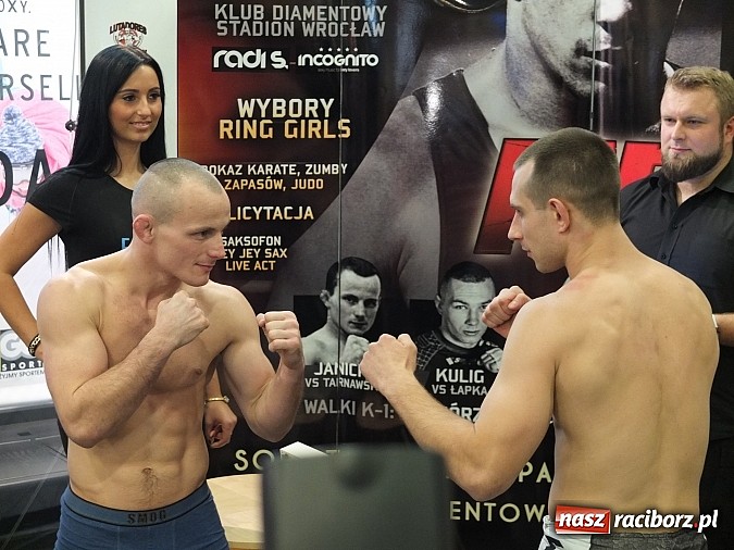 Zdjęcie w galerii na portalu naszraciborz.pl: Raciborzanie na Fight Exlusive Night we Wrocławiu. Dziś odbyło się ważenie wiadomości z regionu