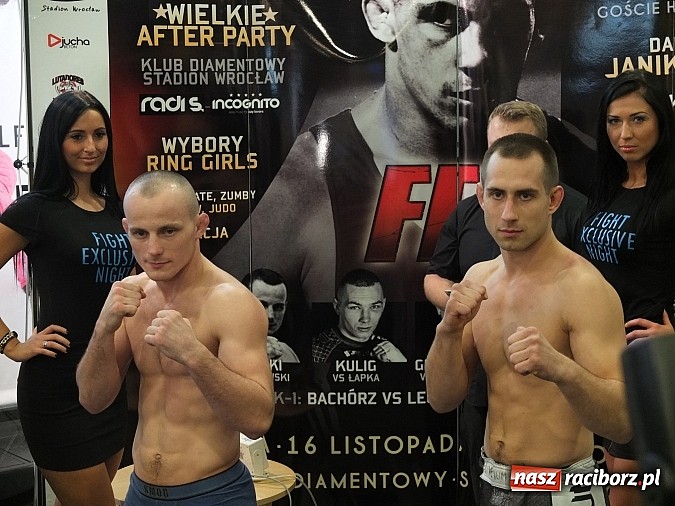 Zdjęcie w galerii na portalu naszraciborz.pl: Raciborzanie na Fight Exlusive Night we Wrocławiu. Dziś odbyło się ważenie wiadomości z regionu