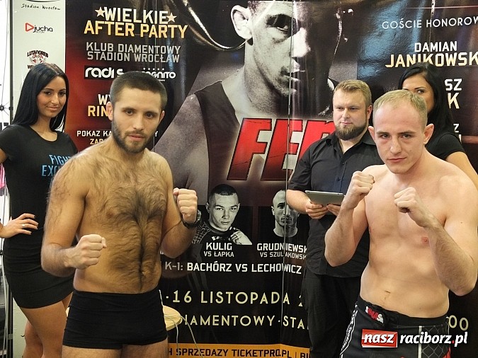 Zdjęcie w galerii na portalu naszraciborz.pl: Raciborzanie na Fight Exlusive Night we Wrocławiu. Dziś odbyło się ważenie wiadomości z regionu