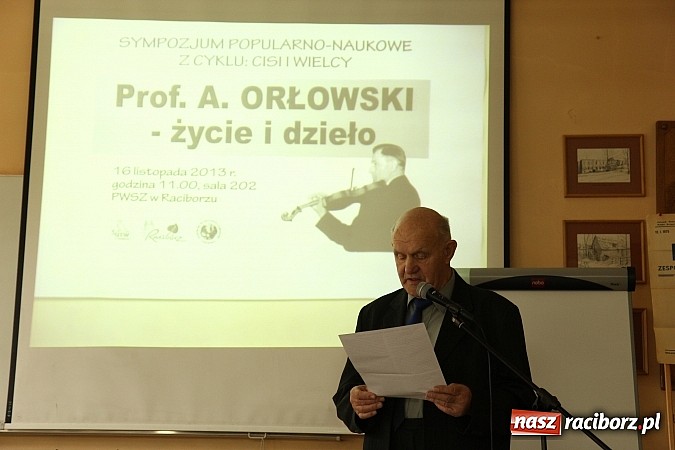 Zdjęcie w galerii na portalu naszraciborz.pl: Cichy i wielki prof. Aleksander Orłowski. Wspaniały nauczyciel, troskliwy ojciec wiadomości z regionu