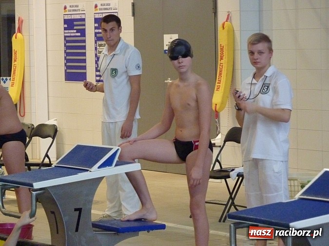 Zdjęcie w galerii na portalu naszraciborz.pl: Pływanie. Mistrzostwa Śląska 12-latków wiadomości z regionu