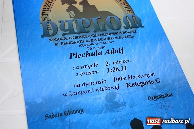 Zdjęcie w galerii na portalu naszraciborz.pl: Kolejne starty i sukcesy Adolfa Piechuli wiadomości z regionu