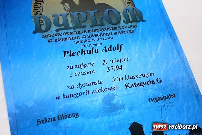 Zdjęcie w galerii na portalu naszraciborz.pl: Kolejne starty i sukcesy Adolfa Piechuli wiadomości z regionu