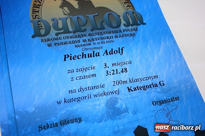 Zdjęcie w galerii na portalu naszraciborz.pl: Kolejne starty i sukcesy Adolfa Piechuli wiadomości z regionu