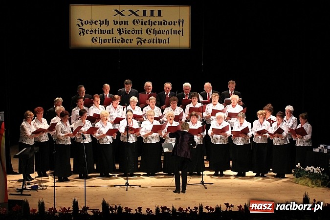 Zdjęcie w galerii na portalu naszraciborz.pl: W RCK-u odbył się XXIII Festiwal Pieśni Ch&oacute;ralnej do sł&oacute;w Josepha von Eichendorffa wiadomości z regionu