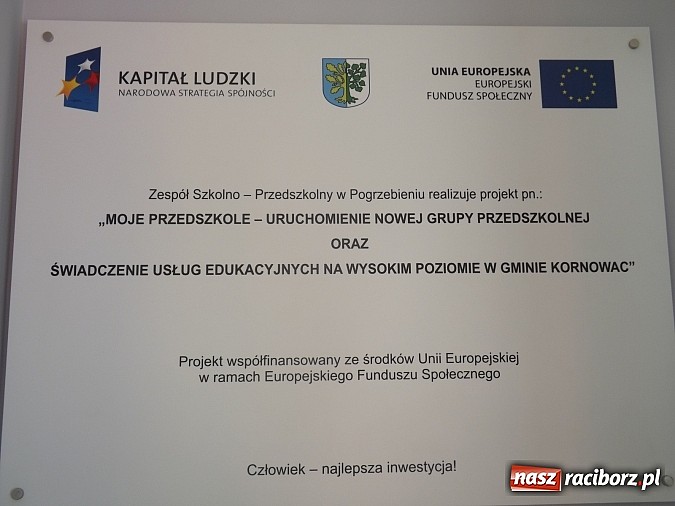 Zdjęcie w galerii na portalu naszraciborz.pl: ZSP w Pogrzebieniu ma nowe przedszkole wiadomości z regionu