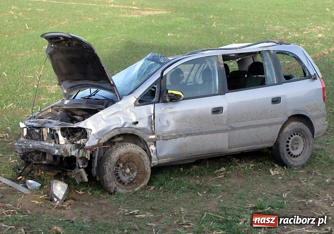 Zdjęcie w galerii na portalu naszraciborz.pl: Wypadek na DK 45 pomiędzy Krzyżanowicami a Tworkowem. Trzy osoby ranne wiadomości z regionu