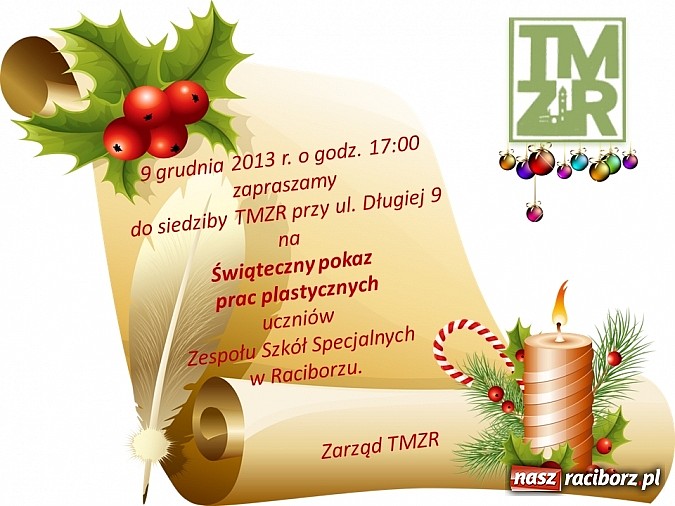 Zdjęcie w galerii na portalu naszraciborz.pl: Świąteczny pokaz prac plastycznych uczniów ZSS w Raciborzu wiadomości z regionu