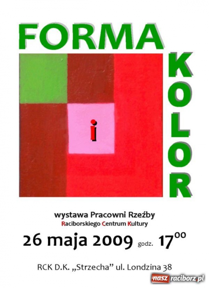 Zdjęcie w galerii na portalu naszraciborz.pl: Forma i kolor - wystawa wiadomości z regionu