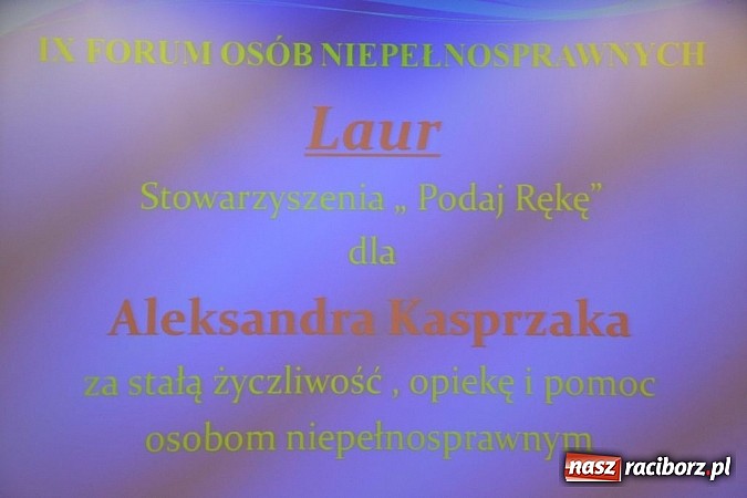 Zdjęcie w galerii na portalu naszraciborz.pl: IX Forum Osób Niepełnosprawnych odbyło się na zamku wiadomości z regionu
