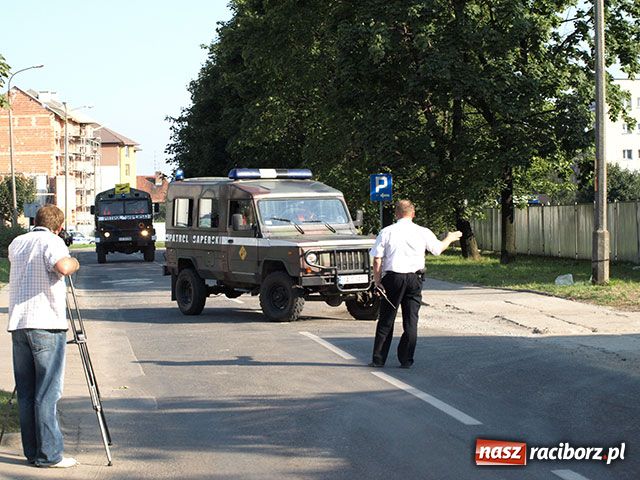 Zdjęcie w galerii na portalu naszraciborz.pl: Bomba opuściła Racibórz wiadomości z regionu