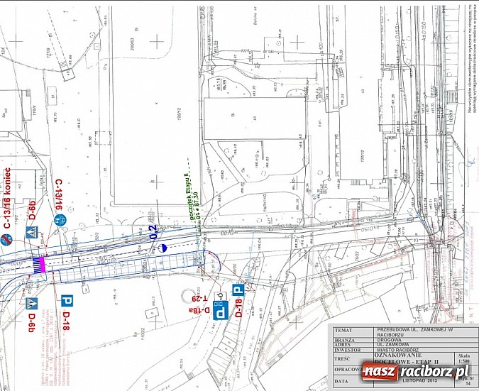Zdjęcie w galerii na portalu naszraciborz.pl: Nowa organizacja ruchu na skrzyżowaniu przy Mechaniku dopiero w przyszłym roku wiadomości z regionu
