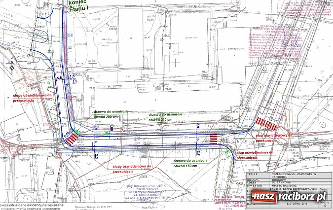 Zdjęcie w galerii na portalu naszraciborz.pl: Nowa organizacja ruchu na skrzyżowaniu przy Mechaniku dopiero w przyszłym roku wiadomości z regionu