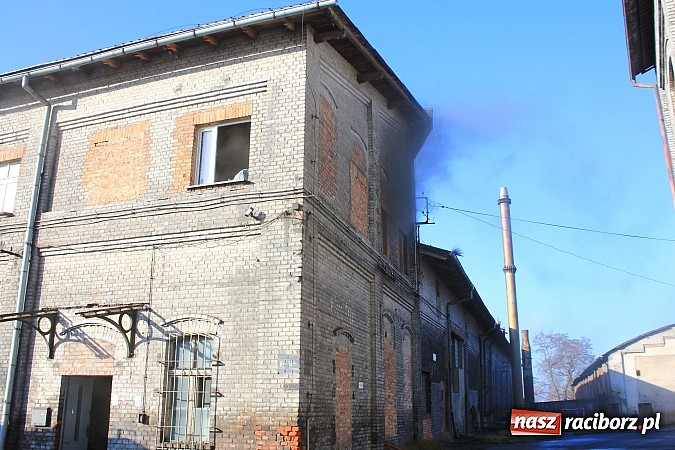 Zdjęcie w galerii na portalu naszraciborz.pl: Pożar w zakładzie EMA Brzezie wiadomości z regionu