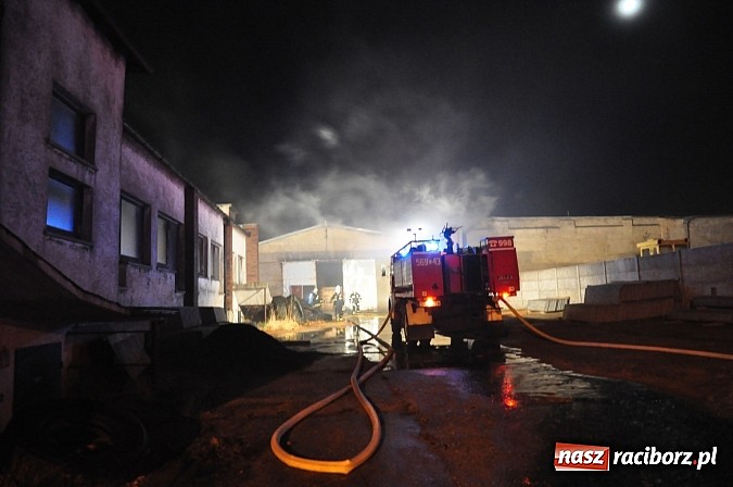 Zdjęcie w galerii na portalu naszraciborz.pl: Strażacy walczyli z groźnym pożarem hali produkcyjnej w Krzanowicach wiadomości z regionu