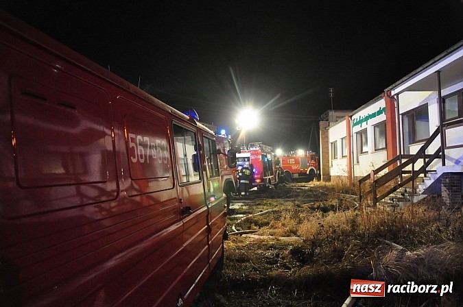 Zdjęcie w galerii na portalu naszraciborz.pl: Strażacy walczyli z groźnym pożarem hali produkcyjnej w Krzanowicach wiadomości z regionu