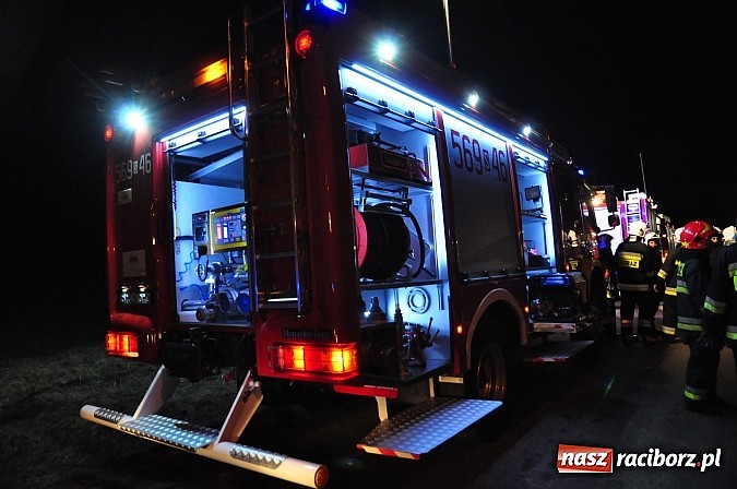 Zdjęcie w galerii na portalu naszraciborz.pl: Strażacy walczyli z groźnym pożarem hali produkcyjnej w Krzanowicach wiadomości z regionu