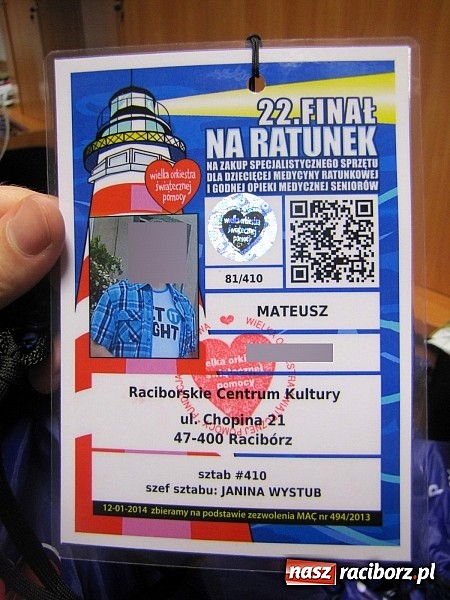 Zdjęcie w galerii na portalu naszraciborz.pl: Ponad 130 wolontariuszy będzie kwestowało dla WOŚP wiadomości z regionu