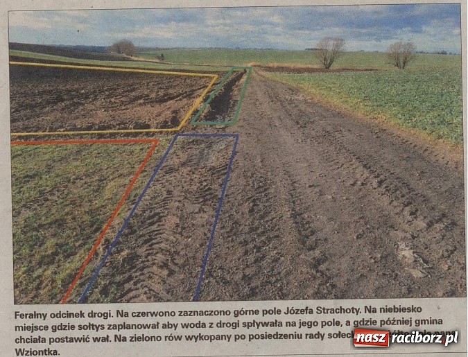 Zdjęcie w galerii na portalu naszraciborz.pl: Sp&oacute;r o miedzę w Pietraszynie. Sołtys stawił się przed komisją wiadomości z regionu