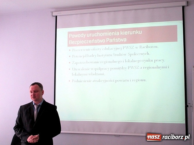 Zdjęcie w galerii na portalu naszraciborz.pl: Bezpieczeństwo państwa - nowy kierunek na PWSZ od października wiadomości z regionu