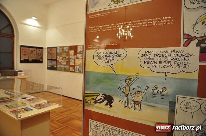 Zdjęcie w galerii na portalu naszraciborz.pl: Historia kultowego komiksu w raciborskim Muzeum wiadomości z regionu