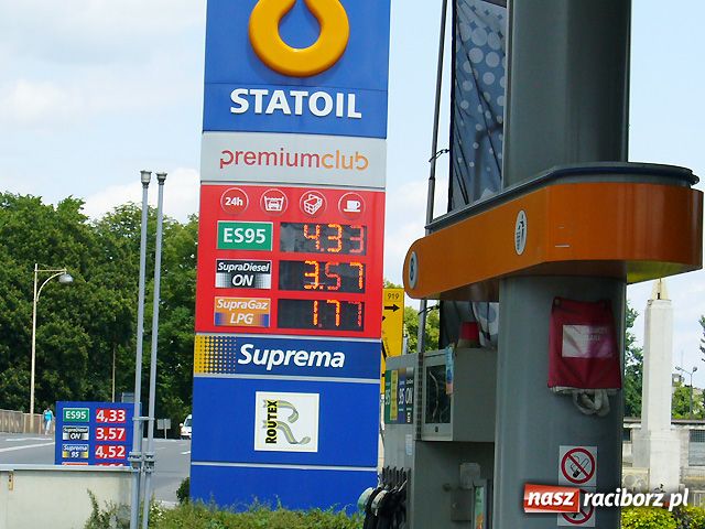 Zdjęcie w galerii na portalu naszraciborz.pl: W Raciborzu drożej wiadomości z regionu