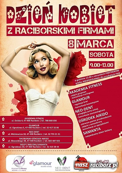 Zdjęcie w galerii na portalu naszraciborz.pl: Zapraszamy na Dzień Kobiet z raciborskimi firmami wiadomości z regionu