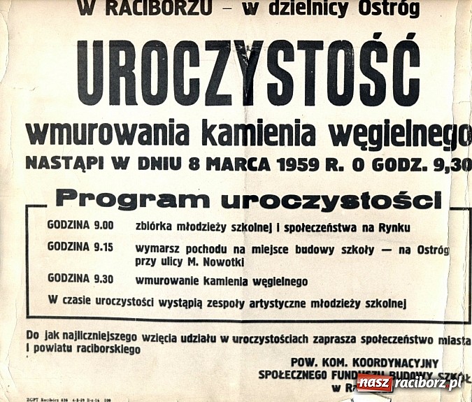 Zdjęcie w galerii na portalu naszraciborz.pl: Kamień węgielny pod raciborską Tysiąclatkę wiadomości z regionu