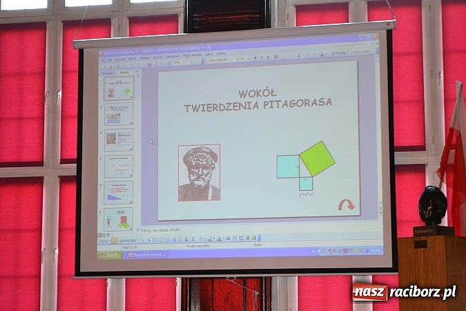Zdjęcie w galerii na portalu naszraciborz.pl: Wykłady o matematyce w I LO  wiadomości z regionu