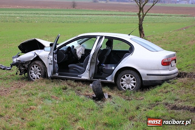 Zdjęcie w galerii na portalu naszraciborz.pl: Kraksa na trasie Twork&oacute;w-Krzyżanowice wiadomości z regionu